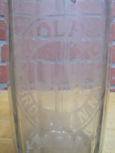 Load image into Gallery viewer, WOLFSON BROOKLYN NY Old Ribbed Glass Seltzer Bottle clear eteched advertising
