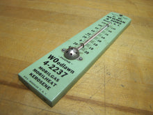 Load image into Gallery viewer, C W NEWMAN &amp; SONS HAMLIN NY MOBILGAS MOBILHEAT KEROSENE Old Wooden Advertising Thermometer Sign Mobil D D S WOODSIDE 77 NY
