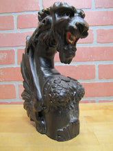 Load image into Gallery viewer, Beast Monster Dragon Antique Wooden Figural Architectural Hardware Salvage

