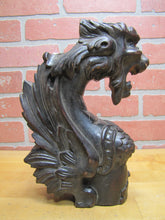 Load image into Gallery viewer, Beast Monster Dragon Antique Wooden Figural Architectural Hardware Salvage
