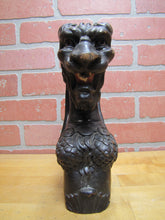 Load image into Gallery viewer, Beast Monster Dragon Antique Wooden Figural Architectural Hardware Salvage
