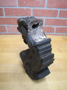Beast Monster Dragon Antique Wooden Figural Architectural Hardware Salvage