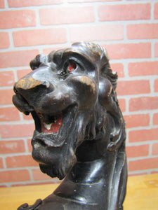 Beast Monster Dragon Antique Wooden Figural Architectural Hardware Salvage