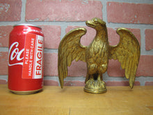 Load image into Gallery viewer, Antique Eagle Finial Toppper Ornate Detail Gilt Finish Pole Post Decorative Arts Hardware Element
