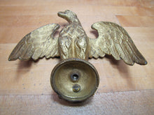 Load image into Gallery viewer, Antique Eagle Finial Toppper Ornate Detail Gilt Finish Pole Post Decorative Arts Hardware Element
