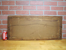 Load image into Gallery viewer, McCALL PATTERNS 10c 15c Antique Reverse on Glass Advertising Sign Wooden Frame early 1900s ROG &#39;All Seams Allowed&#39;
