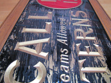 Load image into Gallery viewer, McCALL PATTERNS 10c 15c Antique Reverse on Glass Advertising Sign Wooden Frame early 1900s ROG &#39;All Seams Allowed&#39;
