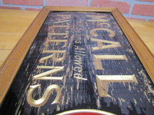 Load image into Gallery viewer, McCALL PATTERNS 10c 15c Antique Reverse on Glass Advertising Sign Wooden Frame early 1900s ROG &#39;All Seams Allowed&#39;
