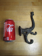 Load image into Gallery viewer, Antique Dauphin Koi Devil Fish Hook Hanger Decorative Arts Hardware Element
