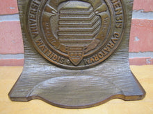 Load image into Gallery viewer, UNIVERSITY of PENNSYLVANIA Antique Cast Iron Doorstop Bookend Art Statue CS&amp;C Co
