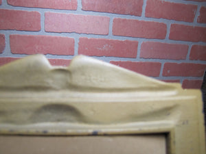 SPREAD WINGED EAGLE FLAGS CANNONS MILITARY Antique Cast Iron Frame AMERICANA