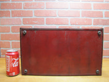Load image into Gallery viewer, TENNYSON 5c CIGARS Old Store Display Humidor Case Sign PROP MAZER-CRESSMAN Co Made by CADILLAC Can Co CIN O USA
