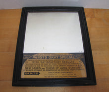 Load image into Gallery viewer, PABST&#39;S OKAY SPECIFIC STD Medicine Old Ad Mirror Sign THATCHER&#39;S PHARMACY PA
