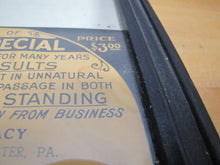Load image into Gallery viewer, PABST&#39;S OKAY SPECIFIC STD Medicine Old Ad Mirror Sign THATCHER&#39;S PHARMACY PA
