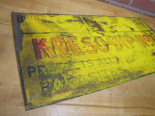 Load image into Gallery viewer, KRESO DIP NO1 PROTECTS LIVESTOCK FROM PARASITES AND DISEASE Old Embossed Tin Sign AMERICAN ART WORKS COSH O
