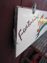 Load image into Gallery viewer, THOMAS SWEET DELICIOUS ICE CREAM Vintage Double Sided Wooden Advertising Sign
