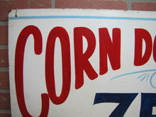 Load image into Gallery viewer, CORN DOGS 75c Original Old Hand Painted Masonite Carnival Fair Boardwalk Food Snack Advertising Sign
