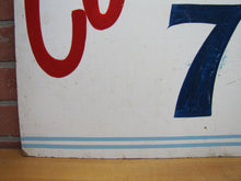 Load image into Gallery viewer, CORN DOGS 75c Original Old Hand Painted Masonite Carnival Fair Boardwalk Food Snack Advertising Sign
