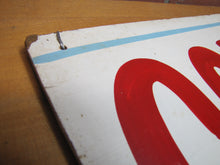 Load image into Gallery viewer, CORN DOGS 75c Original Old Hand Painted Masonite Carnival Fair Boardwalk Food Snack Advertising Sign
