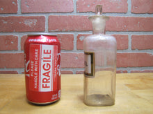 Load image into Gallery viewer, ALCOHOL Antique Apothecary Bottle Medicine Drug Store Reverse Glass Label p1899

