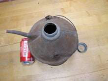 Load image into Gallery viewer, LVRR LEHIGH VALLEY RAILROAD Original Old Metal RR Lantern Oil Lube Fill Can Train Tool Hardware

