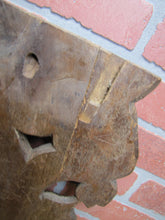 Load image into Gallery viewer, Antique Wooden Carved Faun Monster Beast Archictural Hardware Element Salvage Panel Part Decorative Arts
