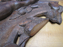 Load image into Gallery viewer, Antique Wooden Carved Faun Monster Beast Archictural Hardware Element Salvage Panel Part Decorative Arts
