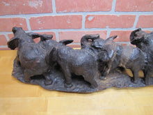 Load image into Gallery viewer, Old Ironwood Elephant Family Herd Sculpture large detailed hand carved artwork
