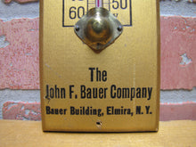 Load image into Gallery viewer, MO - KO JOHN F BAUER Co ELMIRA NY Old Mocha Coffee Advertising Wooden Thermometer Sign
