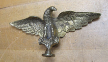 Load image into Gallery viewer, SPREAD WINGED EAGLE Old Brass Decorative Arts Hardware Element Topper
