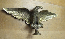 Load image into Gallery viewer, SPREAD WINGED EAGLE Old Brass Decorative Arts Hardware Element Topper
