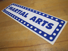 Load image into Gallery viewer, MARTIAL ARTS Old Double Sided Movie Rental Store Display Advertising Sign
