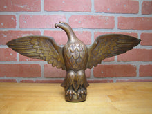 Load image into Gallery viewer, SPREAD WINGED EAGLE Antique Bronze Brass Decorative Arts Architectural Hardware Element Large 9+ lbs
