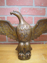 Load image into Gallery viewer, SPREAD WINGED EAGLE Antique Bronze Brass Decorative Arts Architectural Hardware Element Large 9+ lbs
