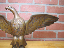 Load image into Gallery viewer, SPREAD WINGED EAGLE Antique Bronze Brass Decorative Arts Architectural Hardware Element Large 9+ lbs
