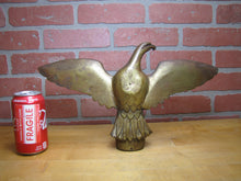 Load image into Gallery viewer, SPREAD WINGED EAGLE Antique Bronze Brass Decorative Arts Architectural Hardware Element Large 9+ lbs
