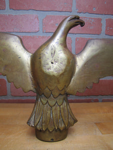 SPREAD WINGED EAGLE Antique Bronze Brass Decorative Arts Architectural Hardware Element Large 9+ lbs