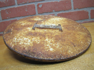 "I" Old Cast Iron RailRoad Sign Plaque RR Marker Station Island Interlock