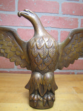 Load image into Gallery viewer, SPREAD WINGED EAGLE Antique Bronze Brass Decorative Arts Architectural Hardware Element Large 9+ lbs
