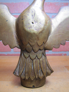 SPREAD WINGED EAGLE Antique Bronze Brass Decorative Arts Architectural Hardware Element Large 9+ lbs