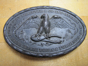 KRAEUTER & CO NEWARK NJ USA HIGH GRADE TOOLS & FORGINGS Old Paperweight EAGLE PLIERS