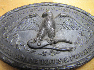 KRAEUTER & CO NEWARK NJ USA HIGH GRADE TOOLS & FORGINGS Old Paperweight EAGLE PLIERS