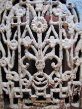Load image into Gallery viewer, Antique Victorian Tombstone Flowers Vent Grate Decorative Arts Architectural Hardware Element
