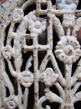 Load image into Gallery viewer, Antique Victorian Tombstone Flowers Vent Grate Decorative Arts Architectural Hardware Element
