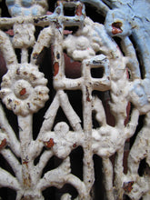 Load image into Gallery viewer, Antique Victorian Tombstone Flowers Vent Grate Decorative Arts Architectural Hardware Element
