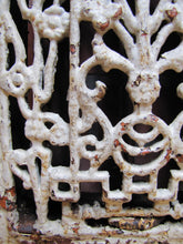 Load image into Gallery viewer, Antique Victorian Tombstone Flowers Vent Grate Decorative Arts Architectural Hardware Element

