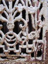 Load image into Gallery viewer, Antique Victorian Tombstone Flowers Vent Grate Decorative Arts Architectural Hardware Element
