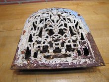 Load image into Gallery viewer, Antique Victorian Tombstone Flowers Vent Grate Decorative Arts Architectural Hardware Element
