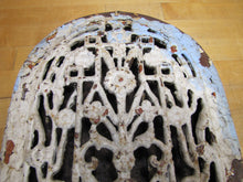 Load image into Gallery viewer, Antique Victorian Tombstone Flowers Vent Grate Decorative Arts Architectural Hardware Element

