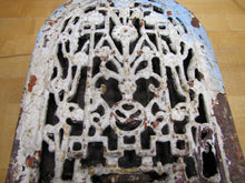 Load image into Gallery viewer, Antique Victorian Tombstone Flowers Vent Grate Decorative Arts Architectural Hardware Element
